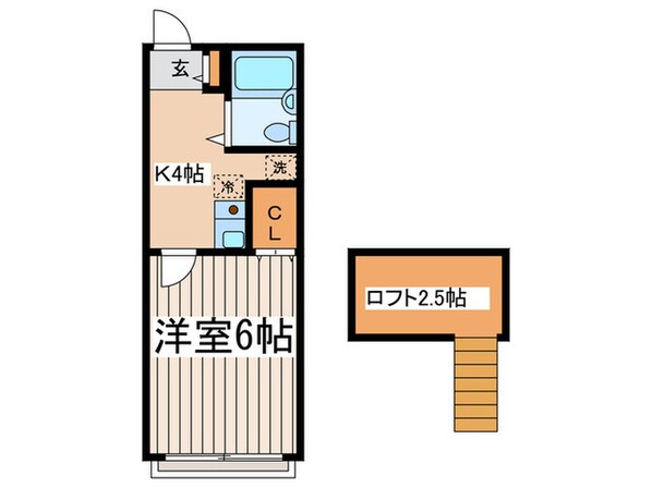 レオパレスみやの物件間取画像